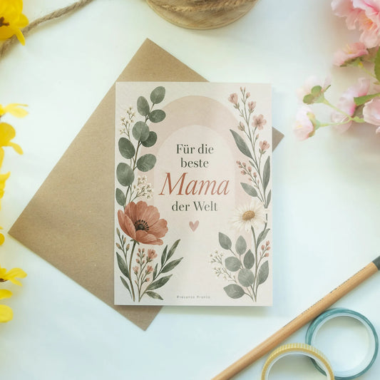 Herzliche Geburtstagskarte für Mama mit Wildblumen|p:2012664|h:a100b88b7be51c8ceeb9f19e40eee5aa