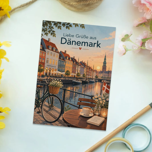 Herzliche Postkarte aus Dänemark für Urlaubsgrüße|p:2013352|h:0f26b44d4f43c87ddb82a91c1a702c37