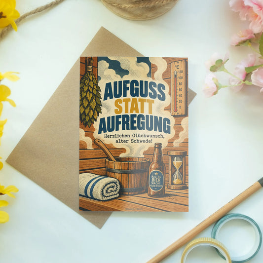 Lustige Geburtstagskarte für Wellnessfans mit Sauna|p:2013527|h:ac723a763cc2ecf0696469518dd4690c