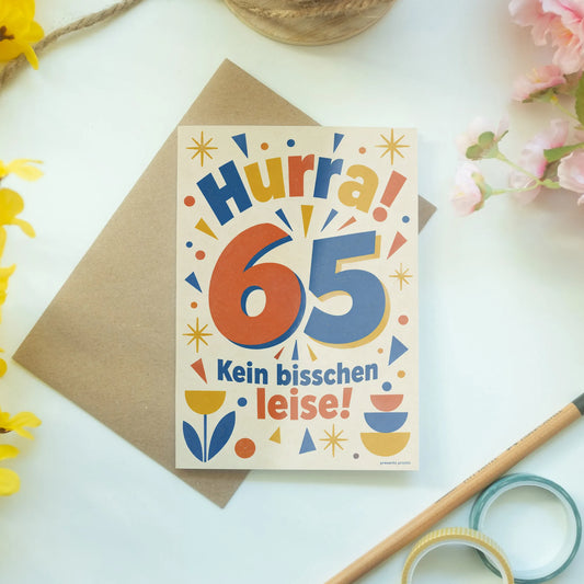 Lustige Geburtstagskarte zum 65. Geburtstag mit großer 65|p:2013743|h:4ec9f5f011fafa913ca7f7ee3e1971ce