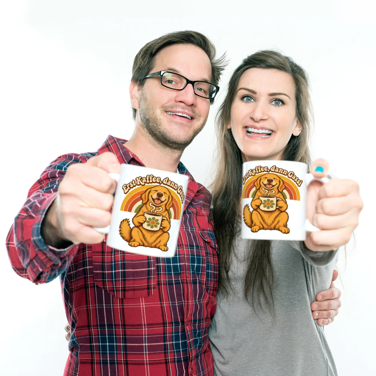 Lustige Kaffeetasse für Hundebesitzer mit Golden Retriever|p:2014472|h:e56e0c59fd90ceed365eab576bc5d2b2