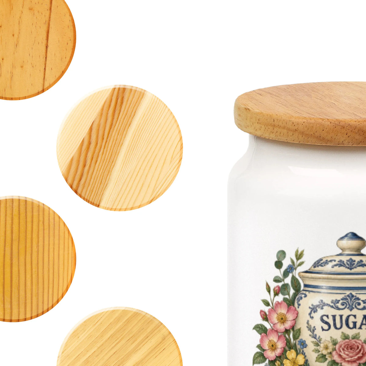 Romantische Vintage-Zuckerdose mit Wildblumen für Kaffeeliebhaber|p:2014645|h:14d4b7930c5a32387209e57466abc87d