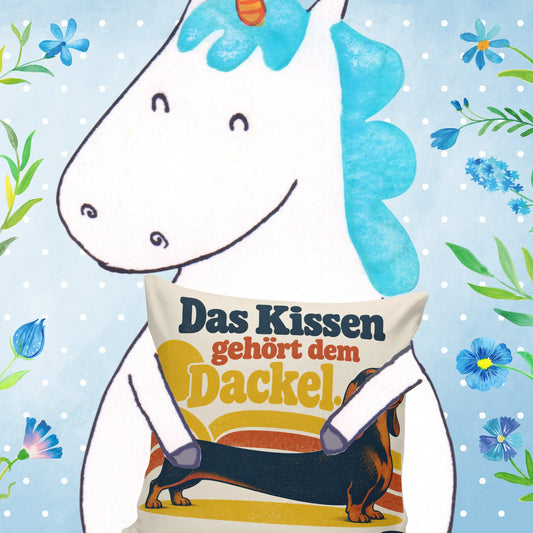 Lustiges Dackelkissen für Dackelbesitzer mit sturem Blick|p:2014767|h:0ac342b82498b94cd72b7db032d5473b