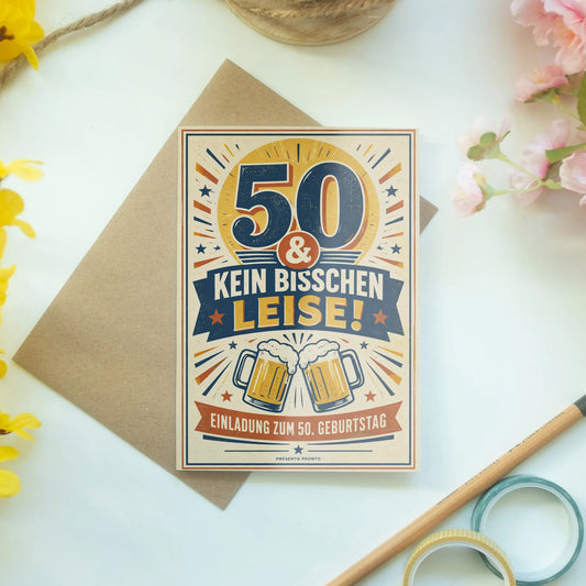 Lustige Einladungskarten zum 50. Geburtstag für Männer mit Biergläsern|p:2015196|h:8ed82f854115fe6aa79ffbf2e30ab6c5