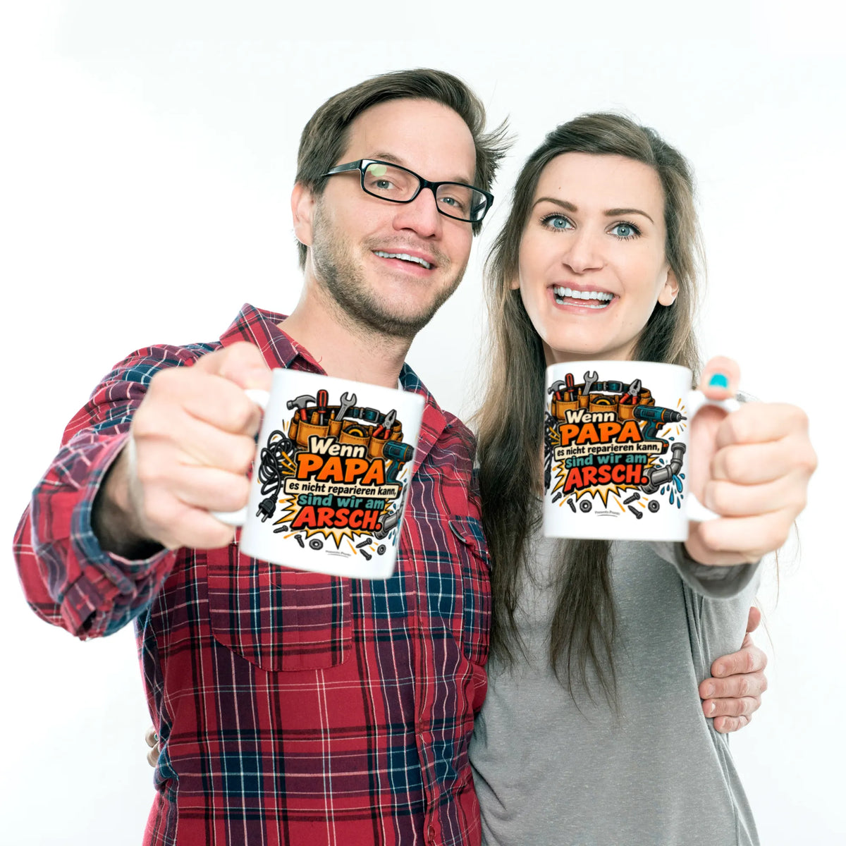 Lustige Tasse für Papa Wenn Papa es nicht reparieren kann sind wir am Arsch|p:2015253|h:deba838662323500cfcf19396567d367