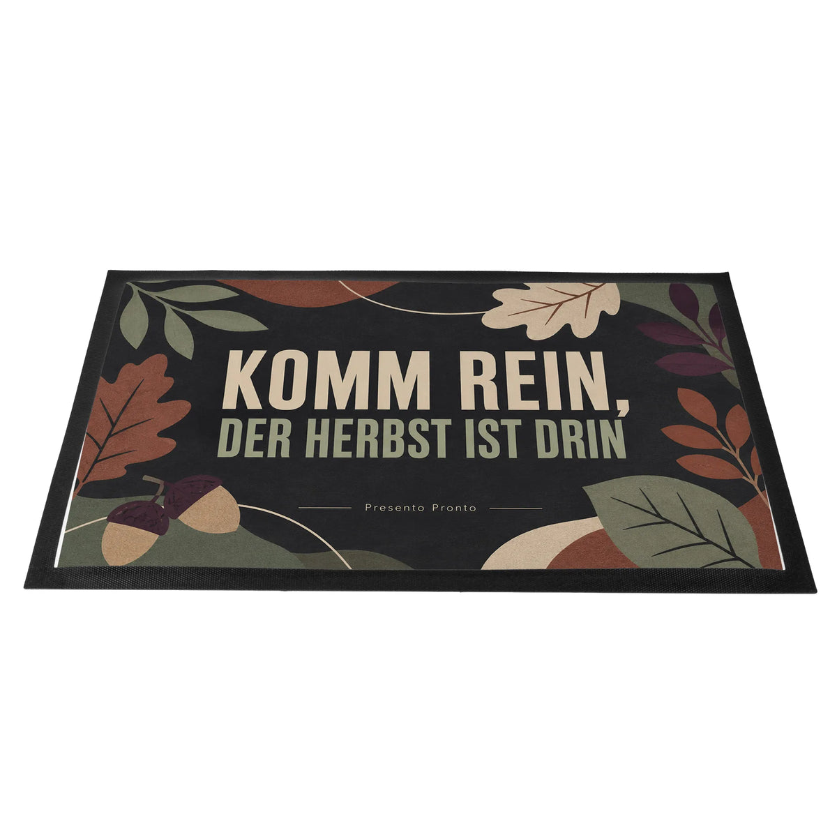 Einladende Fußmatte für den Herbst mit Blättern|p:2016174|h:1462836c549f0ba8b8fe24da01c534ba