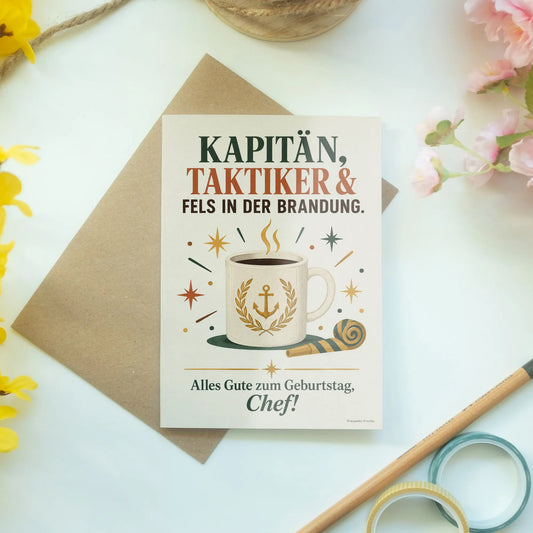 Wertschätzende Geburtstagskarte für den Chef mit Kaffeetasse|p:2016690|h:b3cb928c5384b7d794ea23e64b89baad