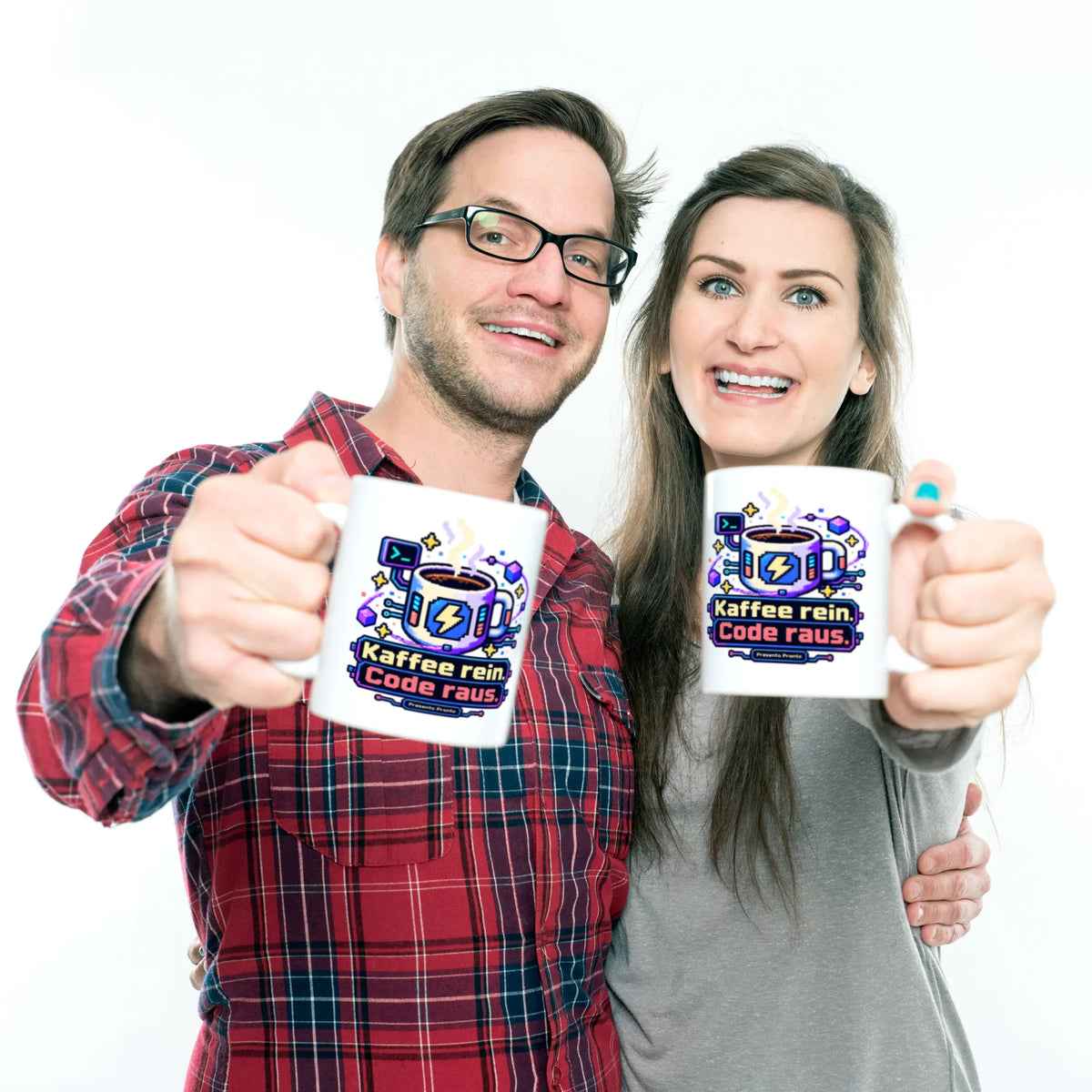 Lustige Tasse für Informatiker mit Pixel-Kaffee|p:2016896|h:0702453e8696367d3bd0ca445925fe90