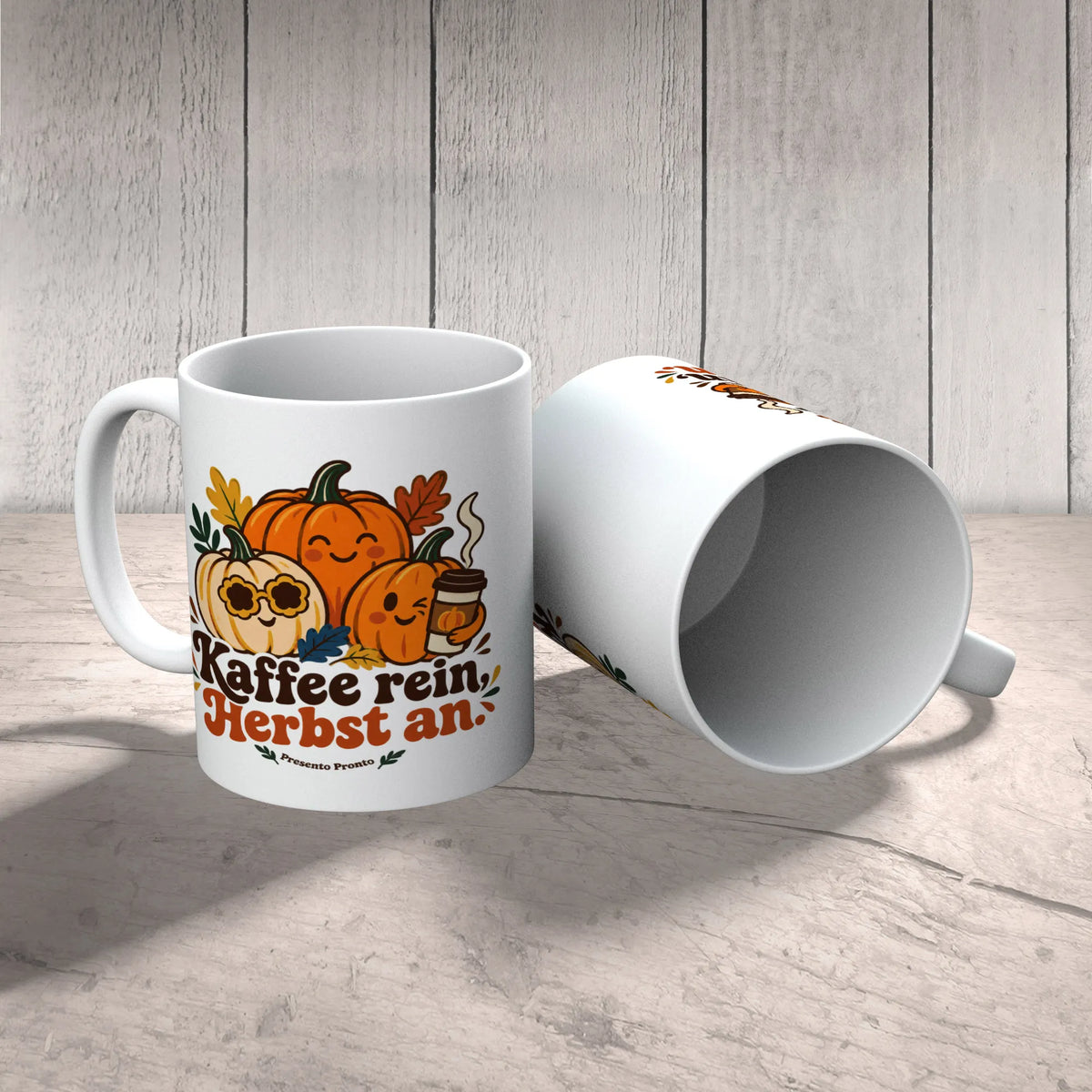Fröhliche Tasse mit Kürbis für gemütliche Herbsttage|p:2016908|h:cfe007748c266840bc86cc5e773fdffe