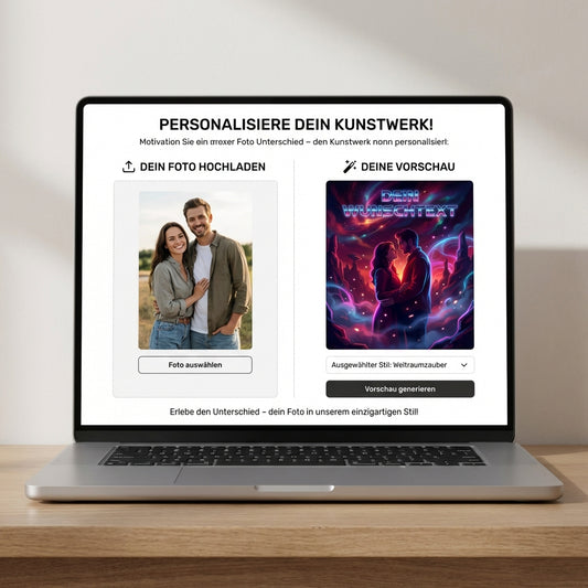 Personalisiertes Foto Kissen Valentinstag & Liebe im Cinematic 80s Sci-Fi Love Stil|p:2007468|h:2a23d59755a968dd262f5b01fdd1678e