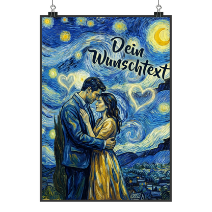 Personalisiertes Foto Poster Valentinstag & Liebe im Van Gogh in Love Stil|p:2007441|h:22bcc1bb647a76091a69f52c3e07326f