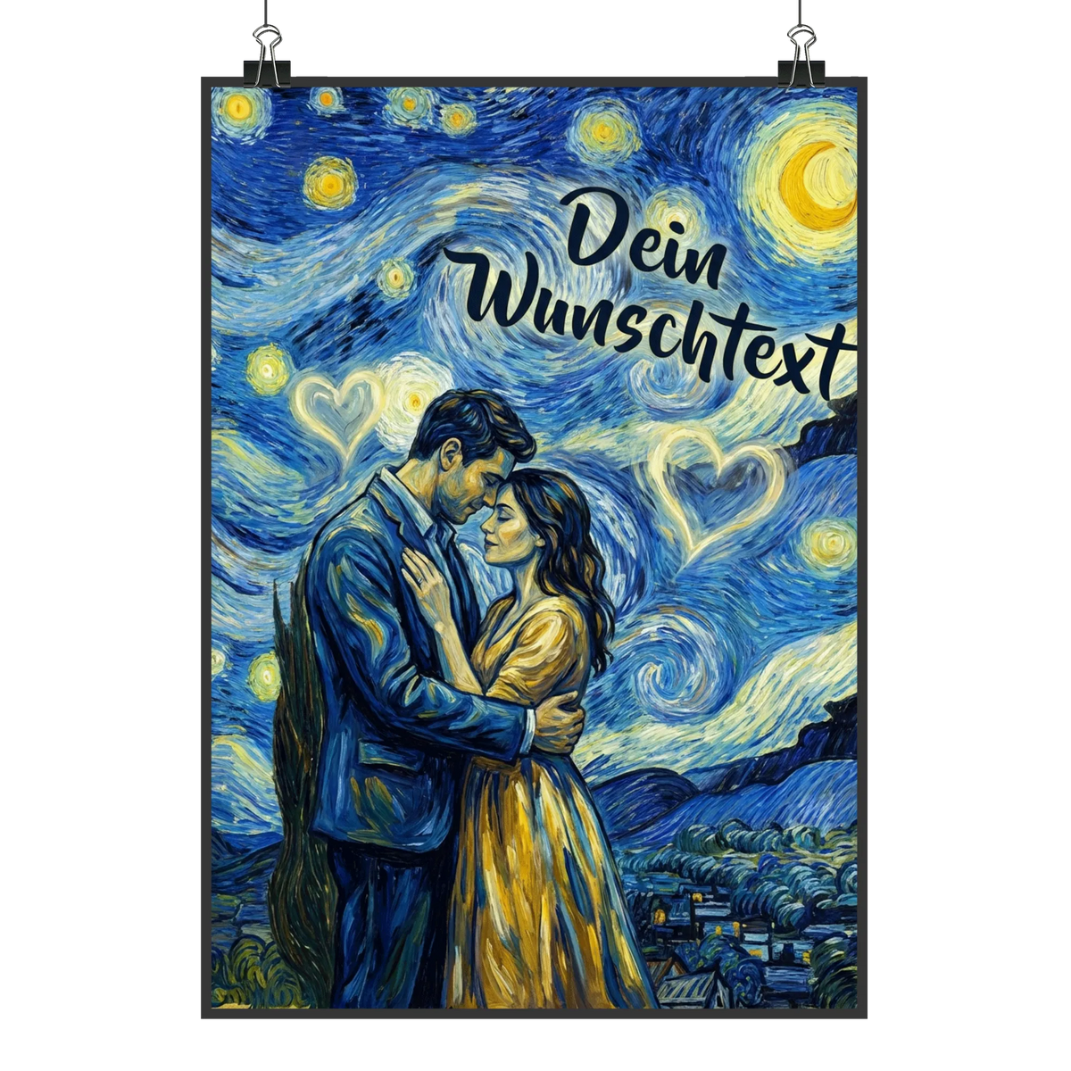 Personalisiertes Foto Poster Valentinstag & Liebe im Van Gogh in Love Stil|p:2007441|h:22bcc1bb647a76091a69f52c3e07326f