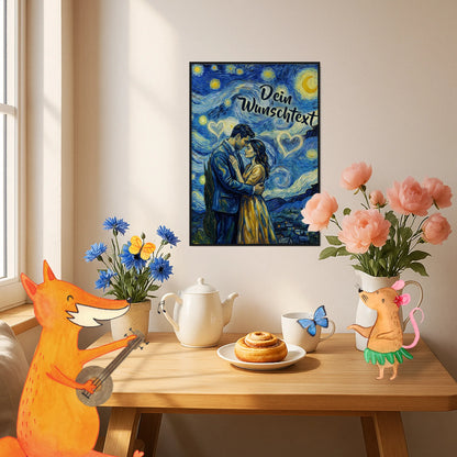 Personalisiertes Foto Poster Valentinstag & Liebe im Van Gogh in Love Stil|p:2007441|h:cce3d30ceb7564e40dc7a23a9fa84cb8
