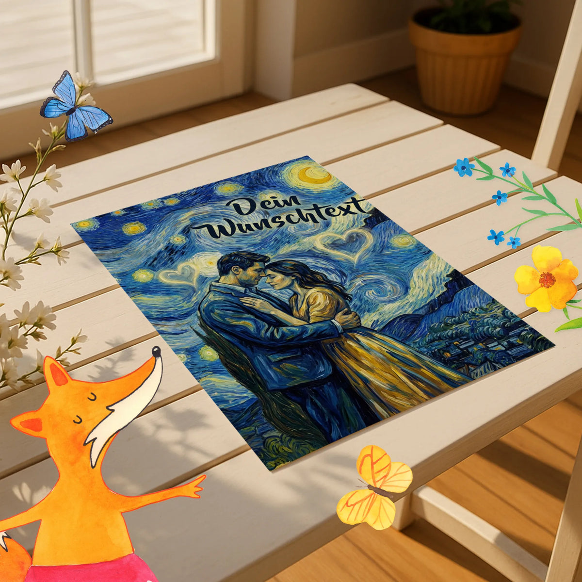Personalisiertes Foto Poster Valentinstag & Liebe im Van Gogh in Love Stil|p:2007441|h:2a3bc88d1d933635ab86c27a8458c231