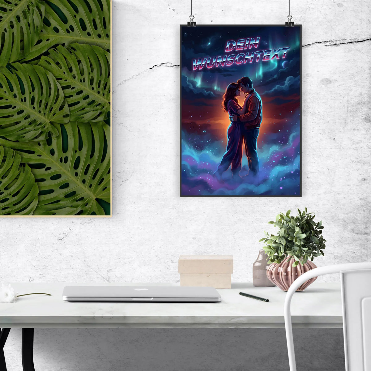Personalisiertes Foto Poster Valentinstag & Liebe im Cinematic 80s Sci-Fi Love Stil|p:2007456|h:e2983051a6c7eb397698bc94059a545c