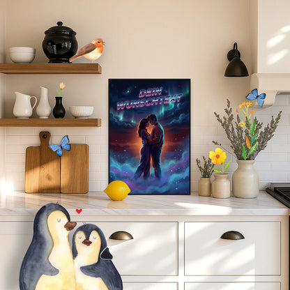 Personalisiertes Foto Poster Valentinstag & Liebe im Cinematic 80s Sci-Fi Love Stil|p:2007456|h:3356fa0425bde3c4d8ce39c7091b9801