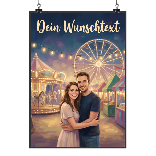 Personalisiertes Foto Poster Valentinstag & Liebe im Freizeitpark Liebe Stil|p:2007459|h:b55df0b28a264612e364b70664b4e848