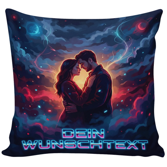 Personalisiertes Foto Kissen Valentinstag & Liebe im Cinematic 80s Sci-Fi Love Stil|p:2007468|h:e618317d2cab80ae06c41bec4a74d331