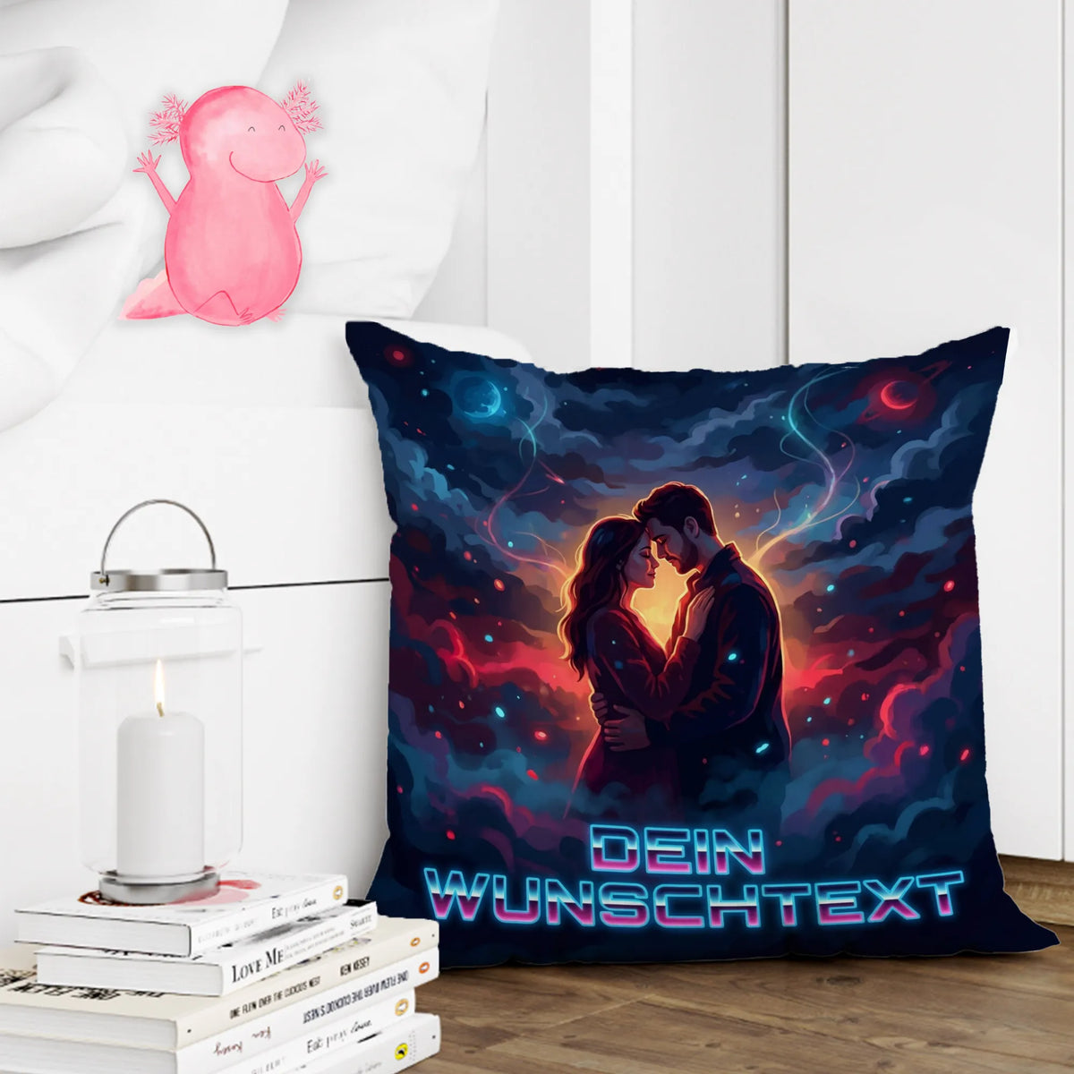 Personalisiertes Foto Kissen Valentinstag & Liebe im Cinematic 80s Sci-Fi Love Stil|p:2007468|h:b2fade1e24b4cbda09ff19cc6d6c2556