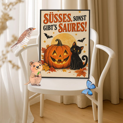 Lustiges Halloween Poster mit Kürbis|p:2012452|h:f138a688e1f8771a3aee3119ca8cc44d