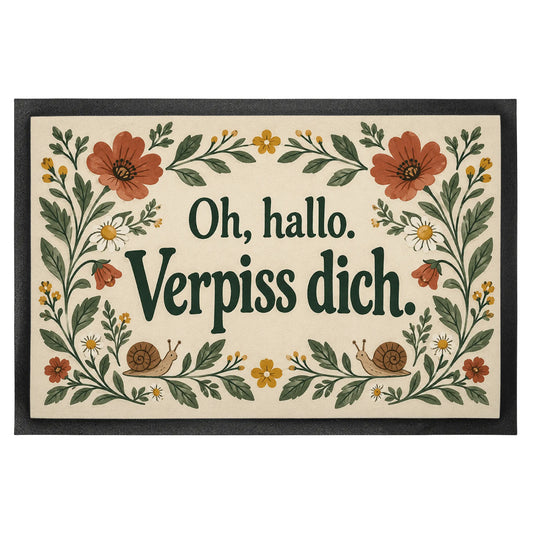 Freundliche Fußmatte mit Blumen für Eingangsbereich|p:2012463|h:8457ce71ed935d97c8086a143624a6ee