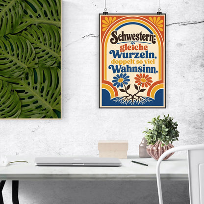 Natürliches Blumenposter für Pflanzenliebhaber mit Wurzeln|p:2012481|h:df41b6a582b521a61c3223840bcdb410