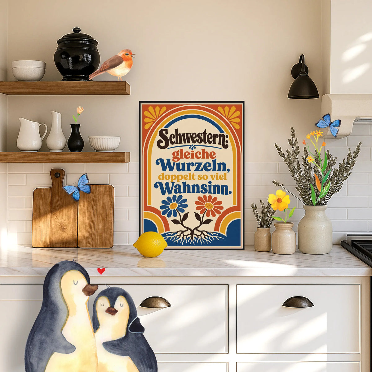 Natürliches Blumenposter für Pflanzenliebhaber mit Wurzeln|p:2012481|h:11e073dc576f43a9499bebe7cfb7a206