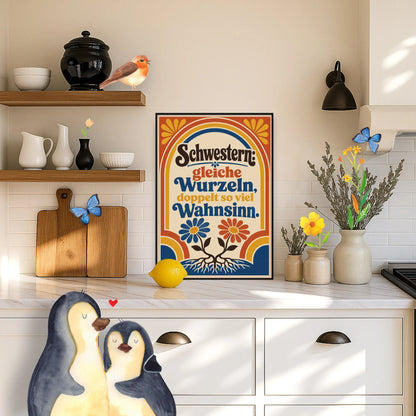 Natürliches Blumenposter für Pflanzenliebhaber mit Wurzeln|p:2012481|h:11e073dc576f43a9499bebe7cfb7a206