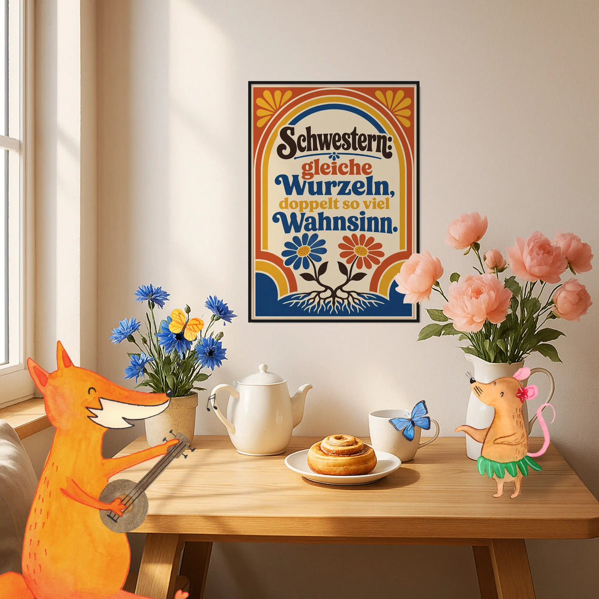 Natürliches Blumenposter für Pflanzenliebhaber mit Wurzeln|p:2012481|h:fffee1b6640560c7b49b2a4b25fb5dcf