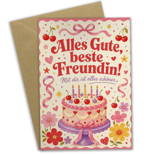 Fröhliche Geburtstagskarte mit Torte und Kerzen|p:2012487|h:368f8f350e2e6b5dae99acb3e302d79f
