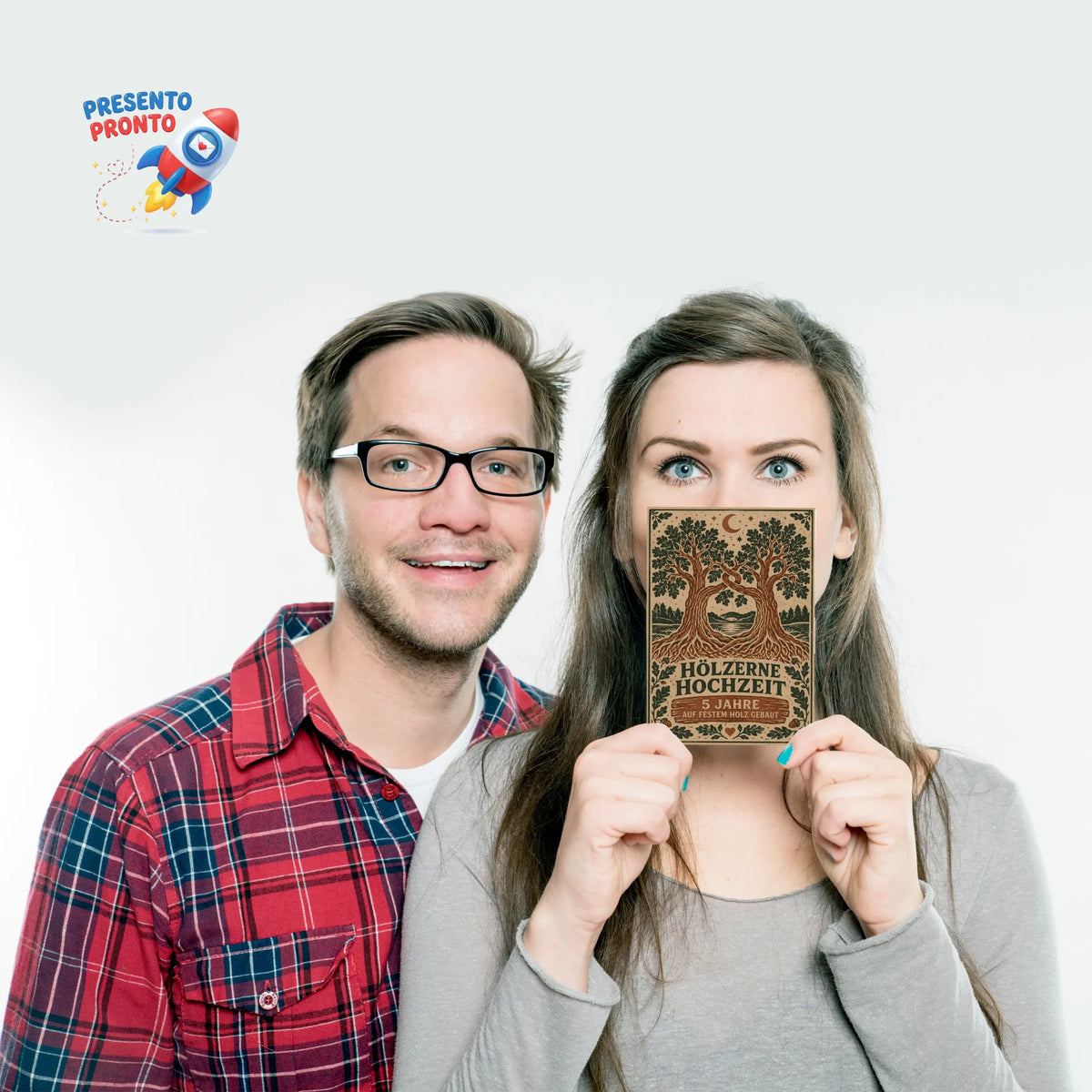 Romantische Postkarte zur Hölzernen Hochzeit mit Eichenbäumen|p:2012490|h:e34e6c4ec14dc2bbb9ff995836993ae5