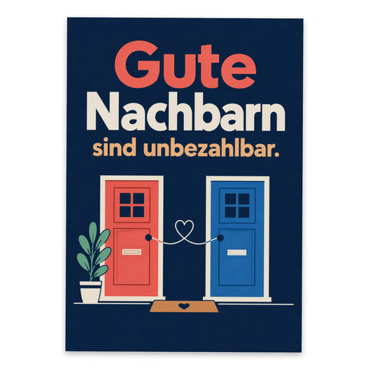 Herzliche Postkarte für gute Nachbarn mit Herz|p:2012498|h:1774e1ce0b17601d2c7d0f9a31bc8b2e