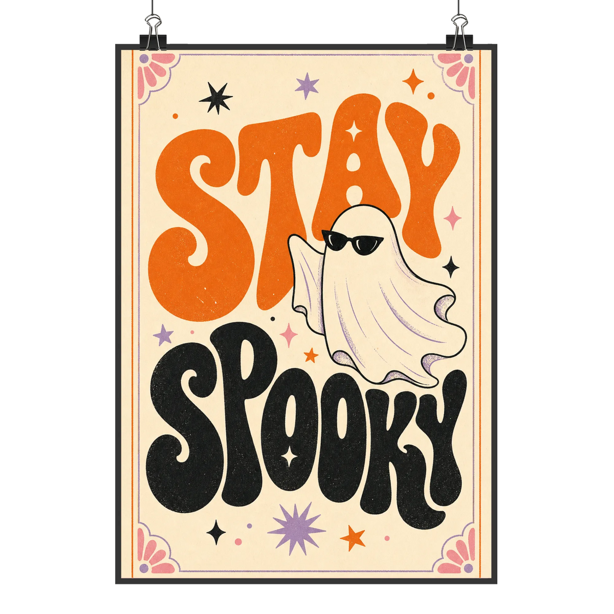 Cooles Halloween Poster mit Geist und Sonnenbrille|p:2012517|h:849dae0c639e08e43291609eae24d092