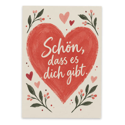 Liebevolle Postkarte für die Liebe mit Herz|p:2012549|h:fcd1306033bffa06f981f95f065a4d29