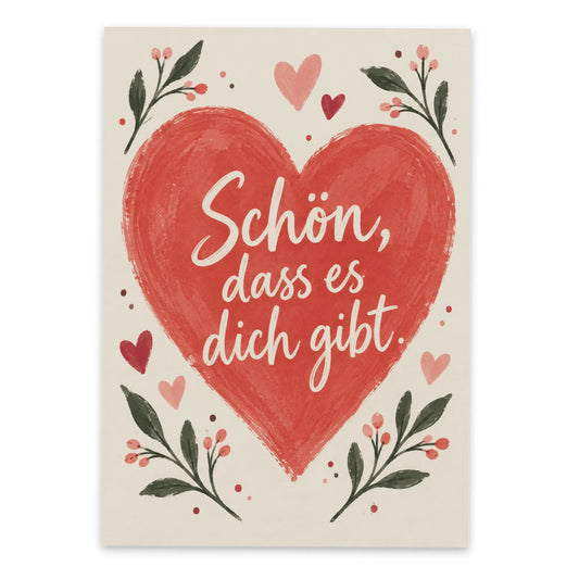 Liebevolle Postkarte für die Liebe mit Herz|p:2012549|h:fcd1306033bffa06f981f95f065a4d29