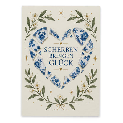 Lustige Postkarte zum Polterabend mit Scherben|p:2012550|h:eb57f95af38ba53d591fdb5c9a7bce98