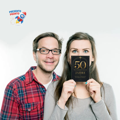 Elegante Postkarte zum 50. Geburtstag mit goldener Zahl 50|p:2012552|h:b949728129cd7c322ace24fbd19f2bd8