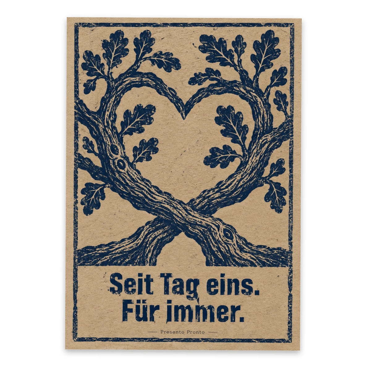 Romantische Postkarte Liebe mit Herz aus Eichenästen|p:2012568|h:76910c2cacda43f9420dbe6736a2d2fb