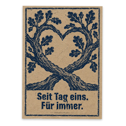Romantische Postkarte Liebe mit Herz aus Eichenästen|p:2012568|h:76910c2cacda43f9420dbe6736a2d2fb