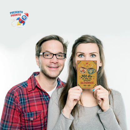 Romantische Postkarte für die Liebe mit Kaffeetassen|p:2012573|h:293034a03b0c1a0ee6fa3fea47d551cd