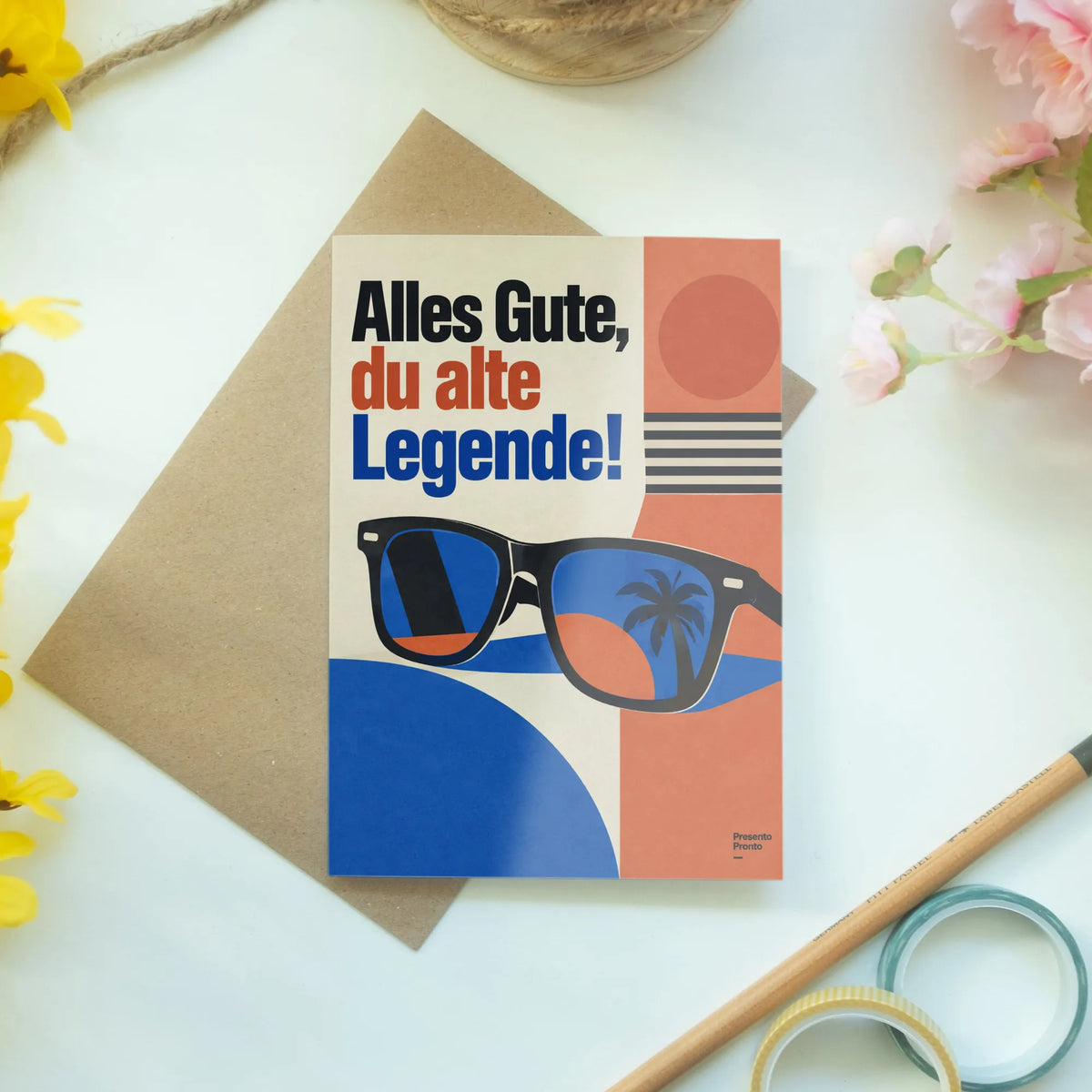 Lustige Geburtstagskarte für Männer mit Sonnenbrille|p:2012599|h:035e866b0e2e9ae17927ad81dd49a8a4