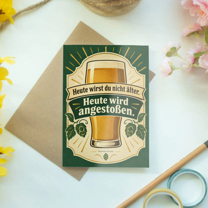 Lustige Geburtstagskarte für Männer mit Bierglas|p:2012600|h:700414aeced4dbd94970d3bb2e19a0a8