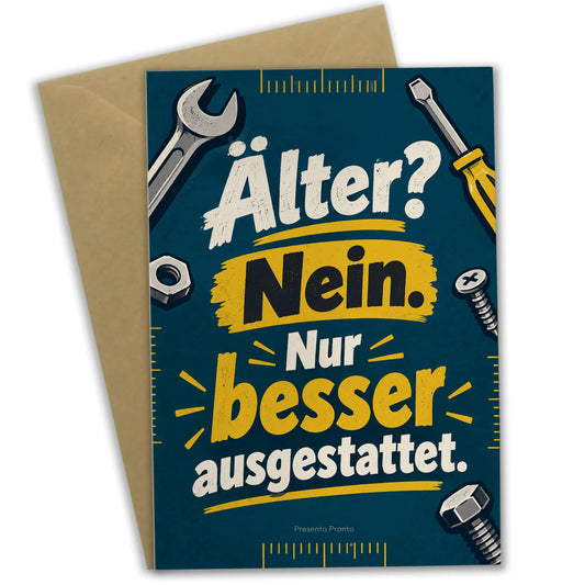Lustige Geburtstagskarte für Männer mit Werkzeug-Icons|p:2012601|h:1d09da4da97da1c0c78560dffeb495a8
