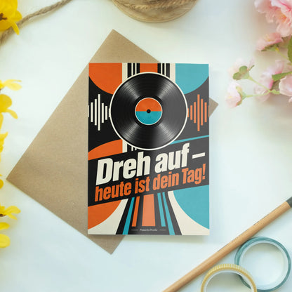 Coole Geburtstagskarte für Männer mit Vinylplatte|p:2012603|h:f008ec19e1de65bb7105b113dcfb35c3