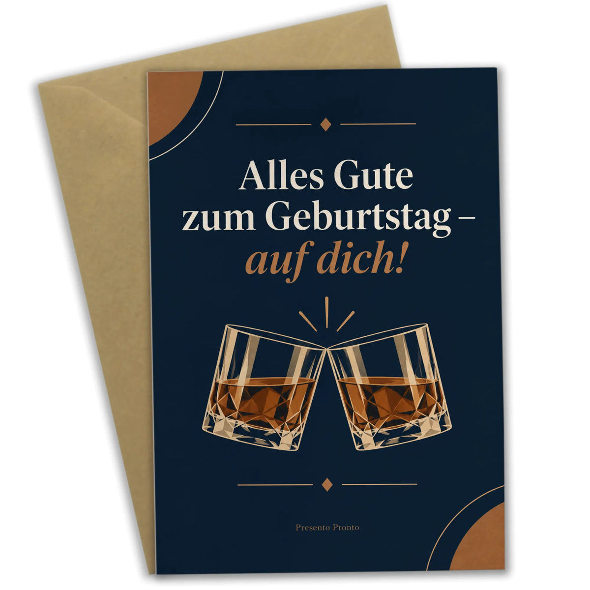 Elegante Geburtstagskarte für Männer in Navy Cognac und Creme|p:2012606|h:bb97e8f4bb77346e565084927b50ee63