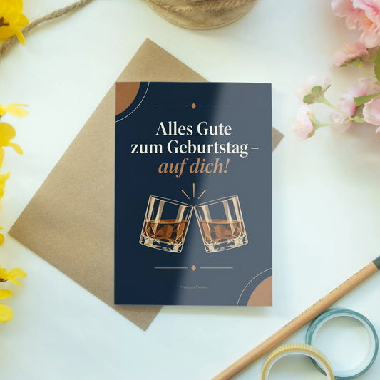 Elegante Geburtstagskarte für Männer in Navy Cognac und Creme|p:2012606|h:a295dafe4e550ce70f917ef99bca9ee6