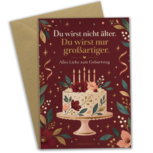 Lustige Geburtstagskarte für Frauen mit Torte|p:2012641|h:98da8bc2e644b46c38579be091ac670d