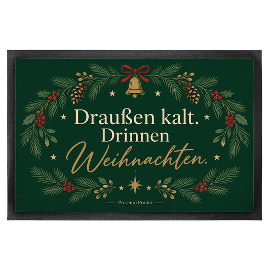 Elegante Weihnachten Fußmatte mit Tannenzapfen|p:2012650|h:ad4318da4798c5db917c5fdd61ed5a8a