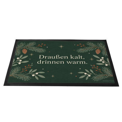 Gemütliche Fußmatte zu Weihnachten mit Tannenzweigen|p:2012652|h:71eecfc63d078a0b288bac0c93f8b507