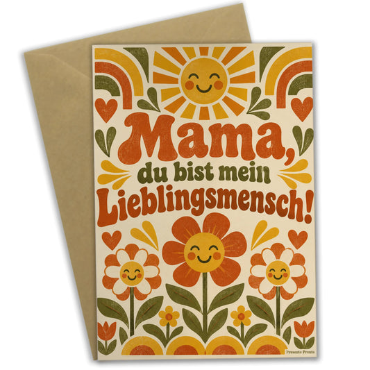 Liebevolle Geburtstagskarte für Mama mit Retroblumen|p:2012665|h:2fdc0a7e96b59481cc7f8e33348be9cd